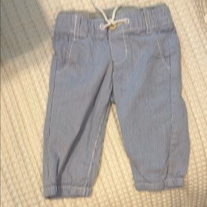 Gap Baby Blue Striped Pants
